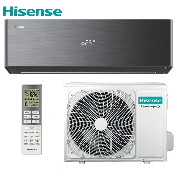 Хиперинверторен климатик Hisense Energy Pro X Black QH35XV3BG, 12 000 BTU, Клас А+++