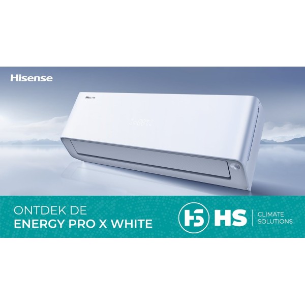 Хиперинверторен климатик Hisense Energy Pro X White QH35XV3AG, 12 000 BTU, Клас А+++