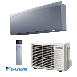 Хиперинверторен климатик Daikin FTXJ25AS/ RXJ25A Silver Emura III, 9 000 BTU, Клас А+++